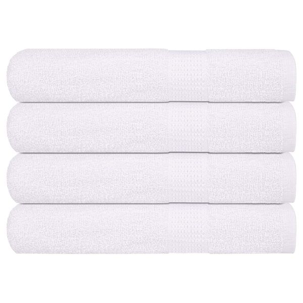 vidaXL Ručnici FROGN 4 kom bijeli 100x200 cm 360 g/m&sup2;