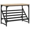vidaXL Stalak za cipele boja hrasta 60x30x45 cm konstruirano drvo