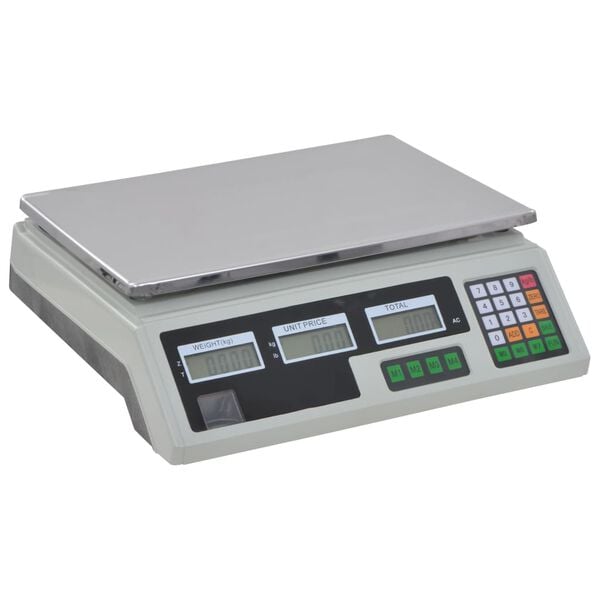 vidaXL Digitalna vaga 30 kg s punjivom baterijom