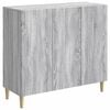 vidaXL Kreveta Siva sonoma 89 x 34,5 x 80 cm Konstruirano drvo