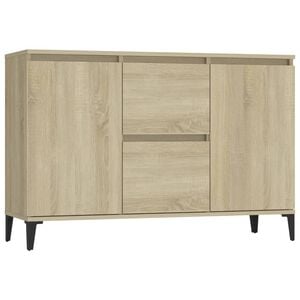 vidaXL Komoda boja hrasta sonome 102x35x70 cm od konstruiranog drva