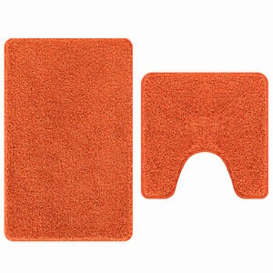 vidaXL Set prostirki za kupatilo s protukliznom podlogom 2 pcs PP