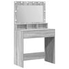 vidaXL Toaletni stol Siva Sonoma 78,5 x 41 x 135 cm Konstruirano drvo