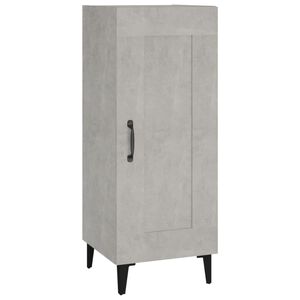 vidaXL Komoda siva boja betona 34,5x34x90 cm od konstruiranog drva