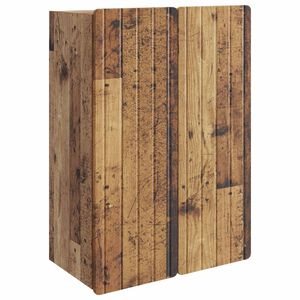 vidaXL Ormar za montažu na zid Staro drvo 66 x 34,5 x 92 cm