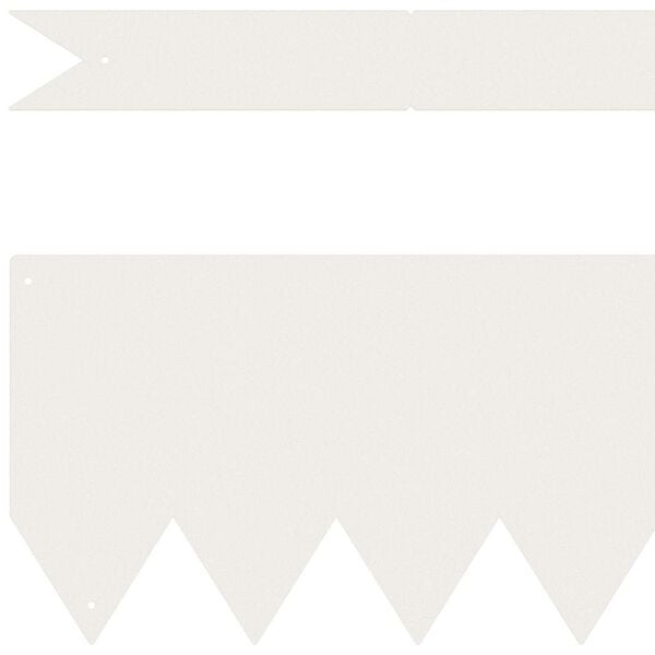 vidaXL Ograda oko Travnjaka 20 pcs Bijelo 100 x 0.05 x 20 cm