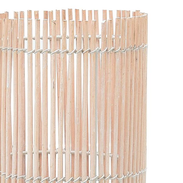 vidaXL Stojeća podna svjetiljka od vrbe bijela 72 cm E27