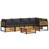 vidaXL 6-dijelna set vrtnih sofa s jastucima masivno bagremovo drvo