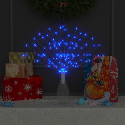 vidaXL Božićna svjetla s izgledom vatrometa 10 kom plava 20cm 1400 LED