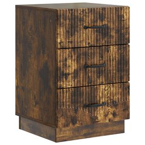 vidaXL Noćni ormar Dimljeni hrast 43 x 41 x 63,5 cm Konstruirano drvo