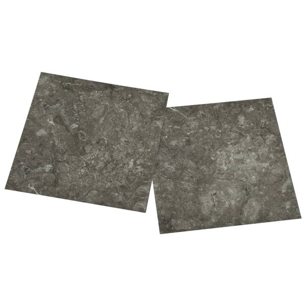 vidaXL Samoljepljive podne obloge 55 kom PVC 5,11 m² sive