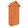 vidaXL Vrtno spremi&scaron;te za alat smeđe 89x52,5x175 cm masivna borovina