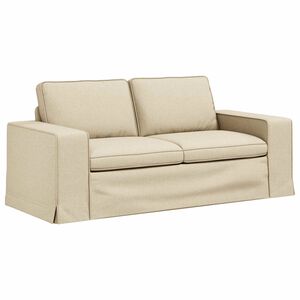 vidaXL Sofa Krema 182 x 80 x 82 cm tkanina