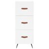 vidaXL Visoka komoda bijeli 34,5x34x180 cm od konstruiranog drva
