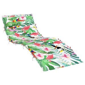 vidaXL Jastuk za ležaljku vi&scaron;ebojni 180x60x4 cm od tkanine Oxford