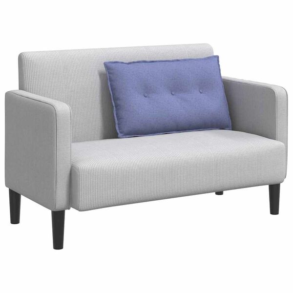 vidaXL Jastuk za leđa Traper plava 80 x 19 x 50 cm tkanina