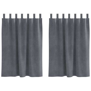 vidaXL Zavjese 2 kom. Svjetlosiva 140 x 140 cm Bar&scaron;un