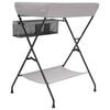 vidaXL Stol za previjanje svjetlosivi željezni