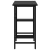 vidaXL Stol za računalo crni 80 x 40 x 72 cm od MDF-a i metala