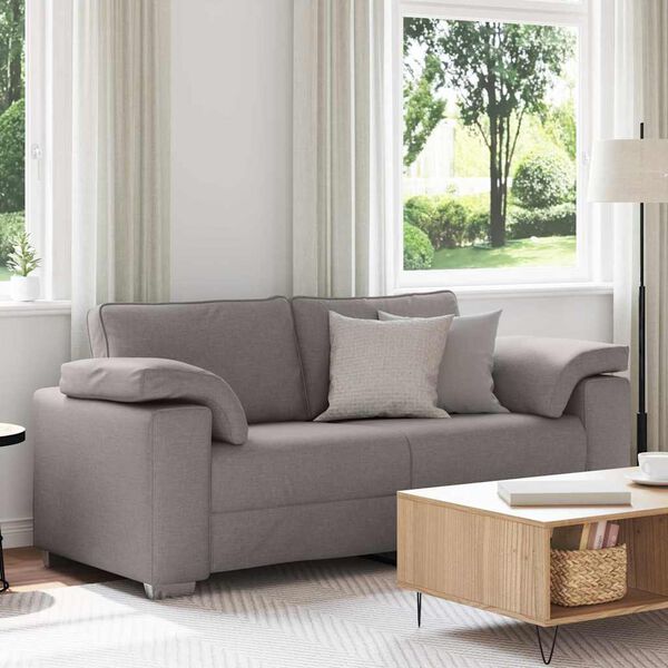 vidaXL Sofa Sivo-smeđa 180 x 77 x 82 cm tkanina