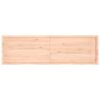 vidaXL Stolna ploča 200x60x(2-4) cm od netretirane masivne hrastovine