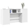 vidaXL Recepcijski stol bijeli 200x50x103,5 cm od konstruiranog drva