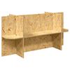 vidaXL Osnovica za terarij s policom Smeđa 100 x 40 x 50 cm OSB