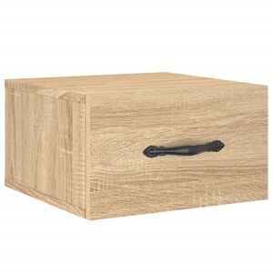 vidaXL Zidni noćni ormarić boja hrasta sonome 35x35x20 cm