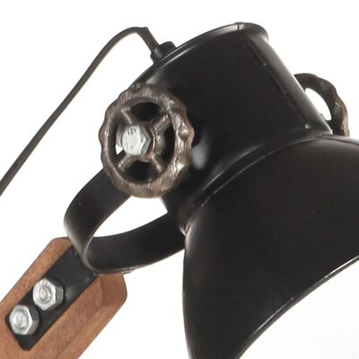vidaXL Industrijska stolna svjetiljka crna okrugla 58 x 18 x 90 cm E27