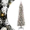 vidaXL Umjetno božićno drvce Bijelo 240 cm PVC i Metal i Plastika
