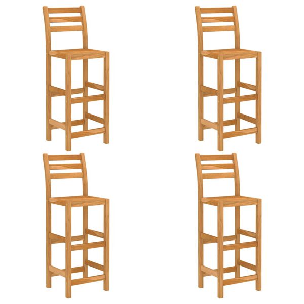 vidaXL 5-dijelni vrtni barski set od masivnog bagremovog drva