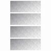 vidaXL Stepenica 4 kom. 80 x 30 cm Srebrno Aluminij Pravokutni