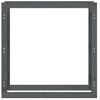 vidaXL Stalak za drva za ogrjev sivi 100x25x100 cm od masivne borovine