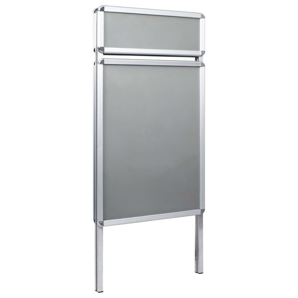 vidaXL Stalak za plakate A1 sa zaglavljem aluminijski