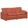 vidaXL Modularna sofa s jastucima crveno-narančasta
