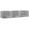 vidaXL Zidni ormarići siva sonome 75x18x16,5cm konstruirano drvo