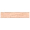 vidaXL Zidna polica 100x20x4 cm od masivne bukovine