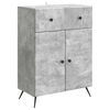 vidaXL Kreveta Betonska siva 66 x 34,5 x 90 cm Konstruirano drvo