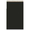 vidaXL Klupa za cipele s jastukom crna 104x30x49 cm konstruirano drvo