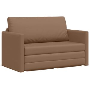 vidaXL Krevet na razvlačenje Boja cappuccina 124 x 71 x 78 cm