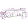 vidaXL Set vanjskih sofa s jastukom 7 pcs Prirodna i svijetlo siva