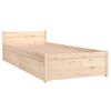 vidaXL Okvir za krevet s ladicama 75 x 190 cm jednokrevetni