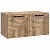 vidaXL TV ormar za zid 59,5 x 31 x 30 cm Hrast artisan