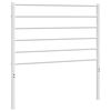 vidaXL Metalno zamjensko uzglavlje bijelo 100 cm