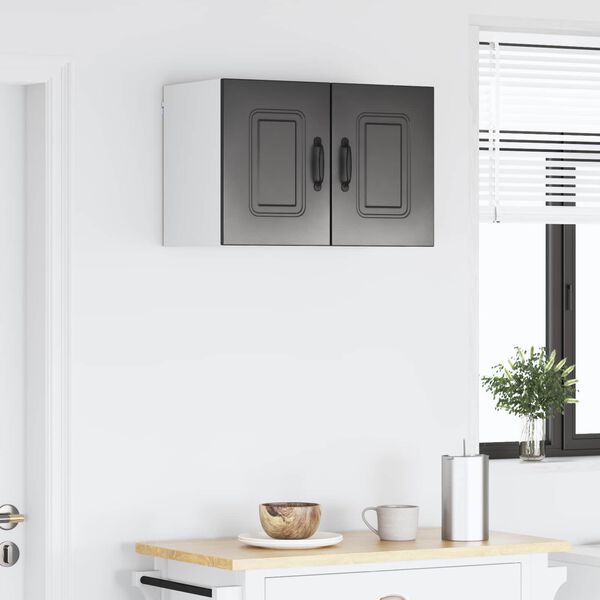 vidaXL Kuhinjski ormarić s pohranom Kalmar 2 pcs Crna 30 x 31 x 40 cm