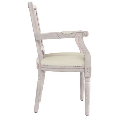 vidaXL Blagovaonska stolica bež od tkanine