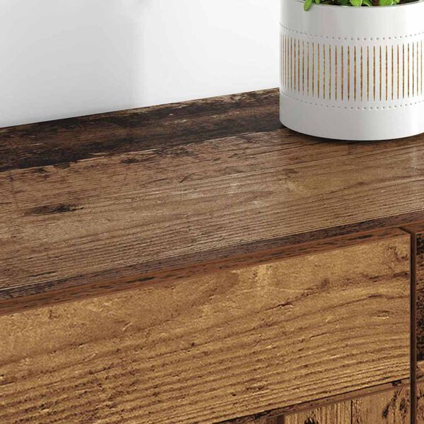 vidaXL Kabinetski zidni Zidne 2 pcs Staro drvo 69,5 x 34 x 90 cm