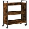 vidaXL Kuhinjska kolica boja hrasta 70 x 30 x 82 cm konstruirano drvo