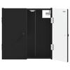 vidaXL Kabinet za mete BREDA Crna 52,5 x 10,5 x 53,5 cm