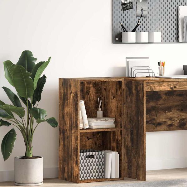 vidaXL Regal za knjige boja hrasta 40x30x77 cm konstruirano drvo